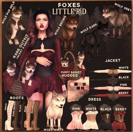 Foxes - Little Red - Jacket - White