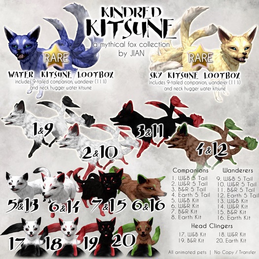 JIAN Kindred Kitsunes 16. Earth Kit Wanderer