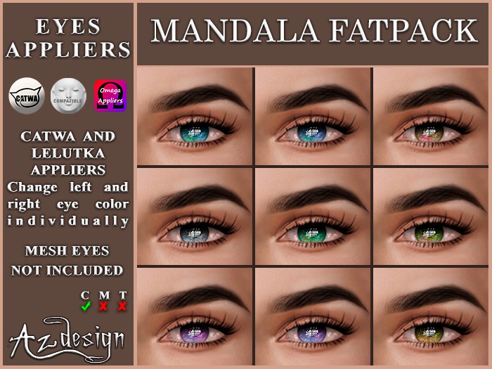 Az... Mandala Fatpack (EYES APPLIERS)
