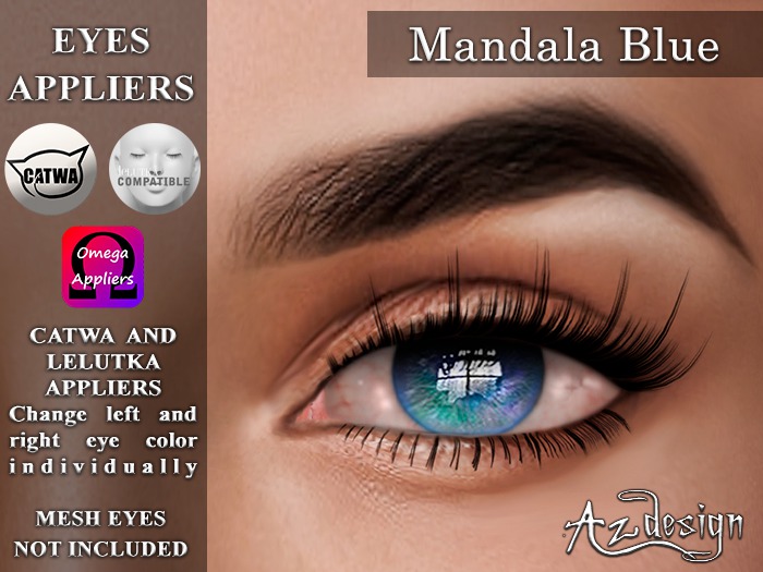 Az... Mandala Blue (EYES APPLIERS)