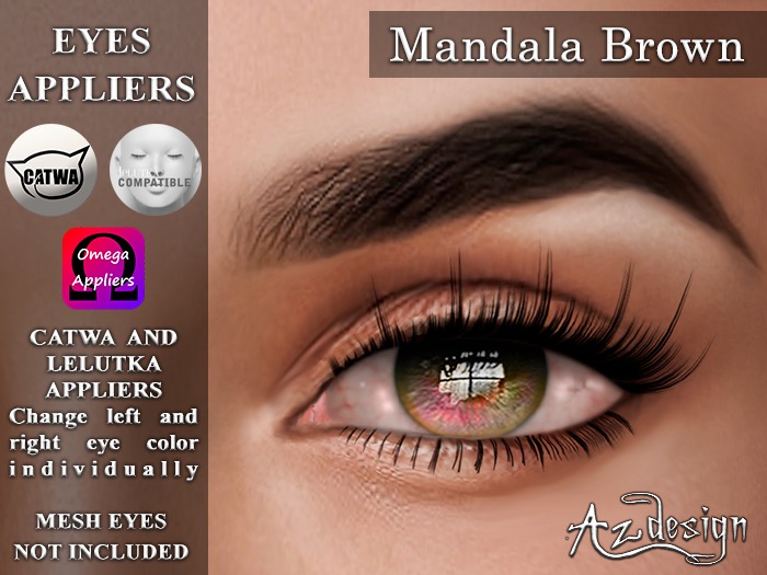 Az... Mandala Brown (EYES APPLIERS)