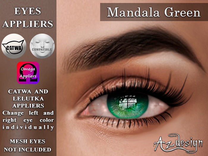 Az... Mandala Green (EYES APPLIERS)