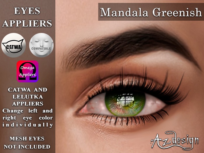 Az... Mandala Greenish (EYES APPLIERS)