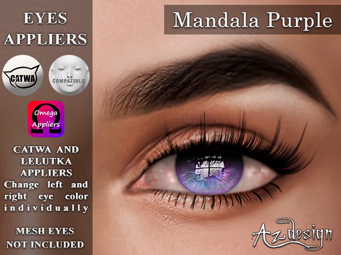 Az... Mandala Purple (EYES APPLIERS)