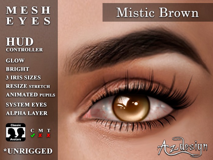 Az... Mistic Brown (MESH EYES)