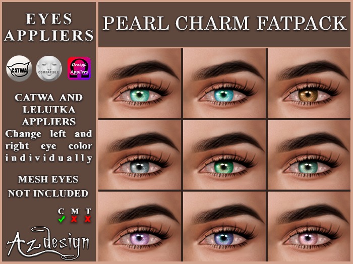 Az... Pearl Charm Fatpack (EYES APPLIERS)