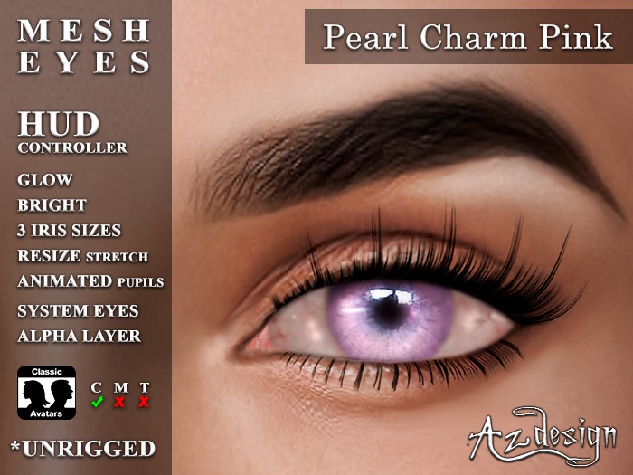 Az... Pearl Charm Pink (MESH EYES)