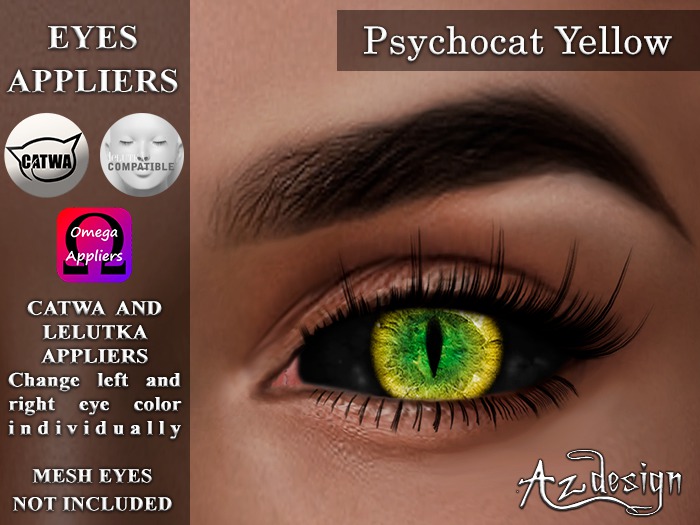 Az... Psychocat Yellow (EYES APPLIERS)