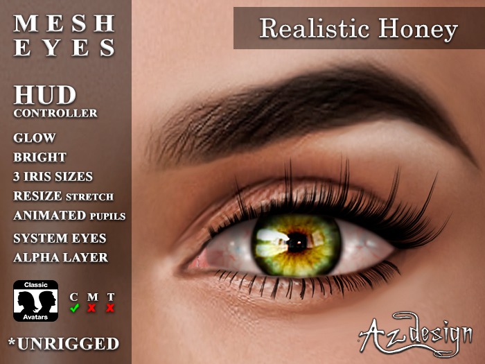 Az... Realistic Honey (MESH EYES)