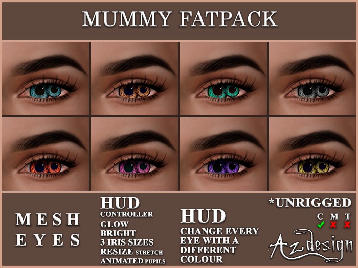 Az... Mummy Fatpack (MESH EYES)