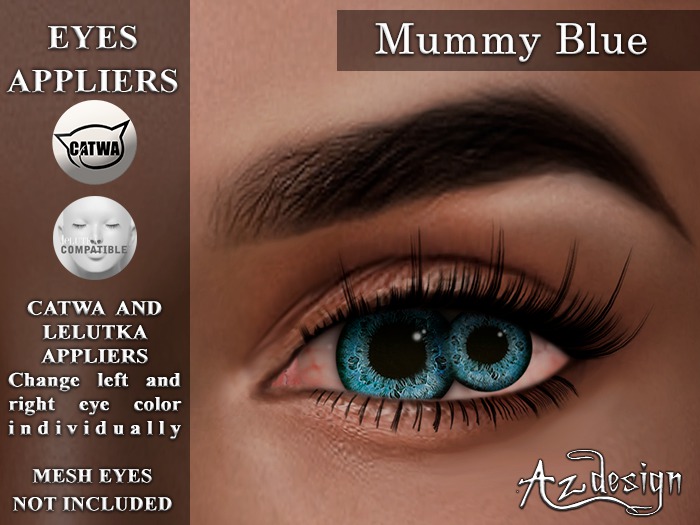 Az... Mummy Blue (EYES APPLIERS)