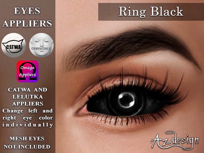 Az... Ring Black (EYES APPLIERS)