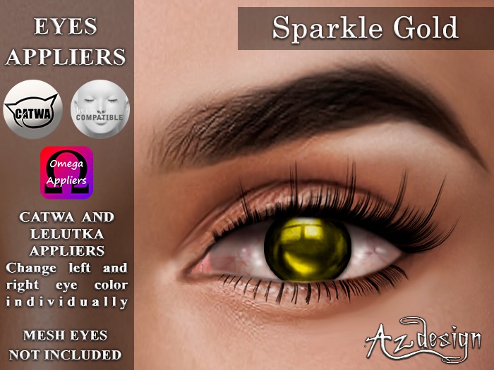 Az... Sparkle Gold (EYES APPLIERS)