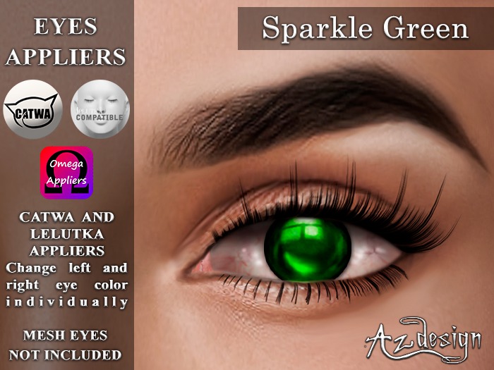 Az... Sparkle Green (EYES APPLIERS)