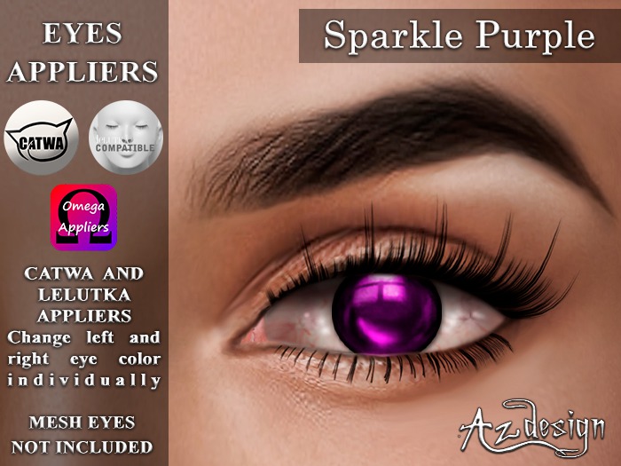 Az... Sparkle Purple (EYES APPLIERS)