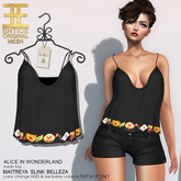 Entice - Alice in Wonderland Tank - Blackpat