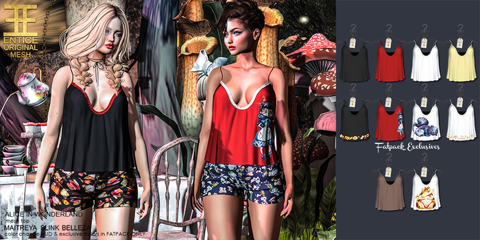 Entice - Alice in Wonderland Tank - FATPACK