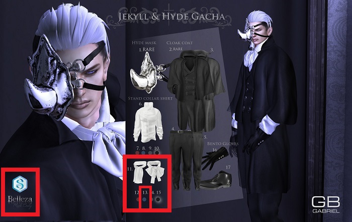 8.::GB:: Stand collar shirt / Blue