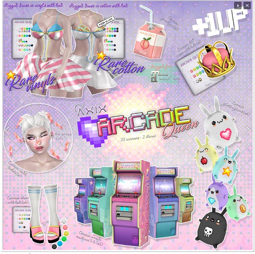 ::Axix:: ArcadeQueen Shoes [White]