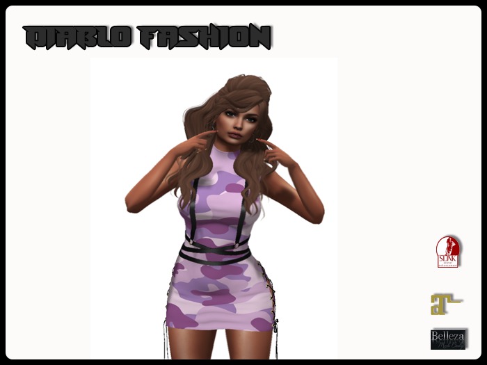 Diablo fashion Army dress Lila