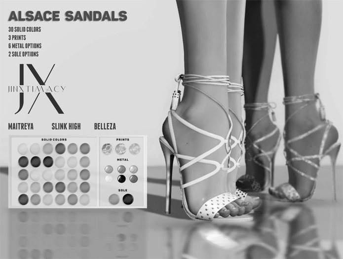 JINXTIMACY // Alsace Sandals DEMO