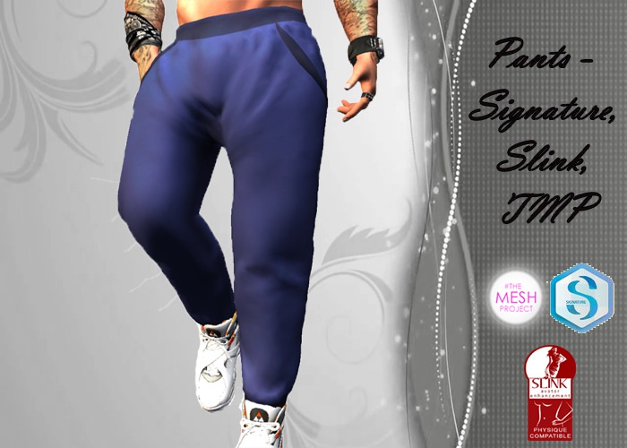 Men's pants blue- Signature,Slink,TMP