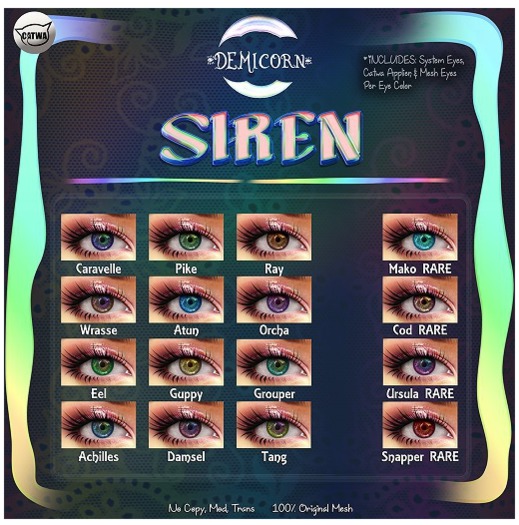 {Demicorn} Siren Eyes - Guppy