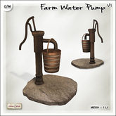 [V/W] Farm Water Pump V1 - Old pump with bucket, 1 LI. 