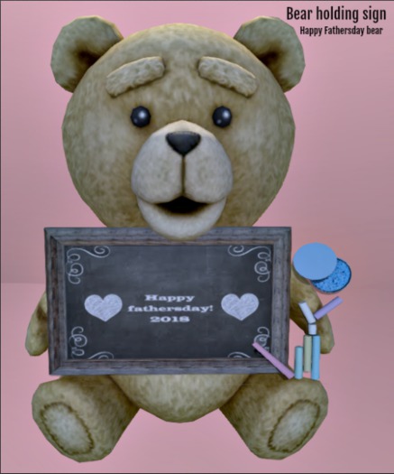 Happy fathersday bear -boxed