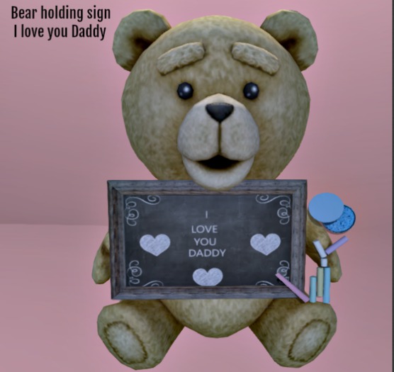 I love you daddy bear-boxed