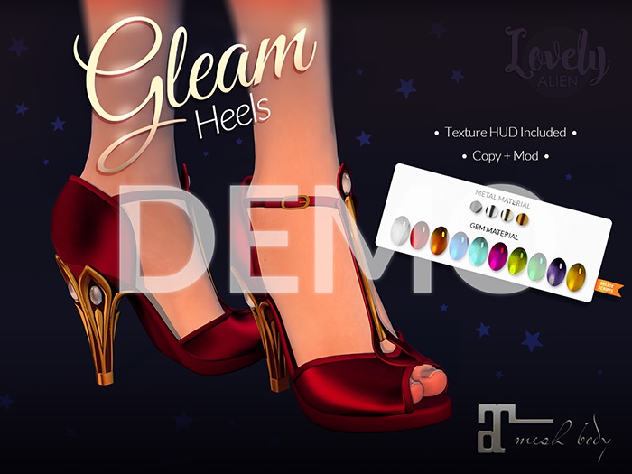 ((LovelyAlien)) Gleam - Heels - Maitreya - DEMO