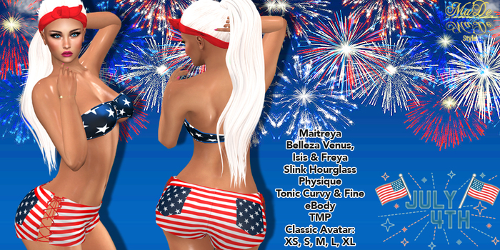[>Ma'De<]⭐️ 4th July Outfit ⭐️