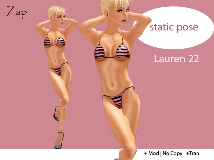 Glamour/Style: Female Model Standing Pose 22