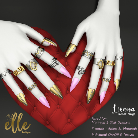Elle Boutique - DEMO Lisana Bento Rings