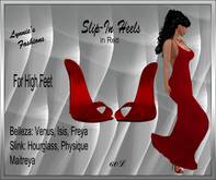 SLIP-IN RED HEELS UNPACK