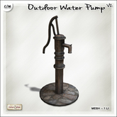 [V/W] Outdoor Water Pump V1, 1 LI old manual pump suitable from medieval fantasy to last century vintage