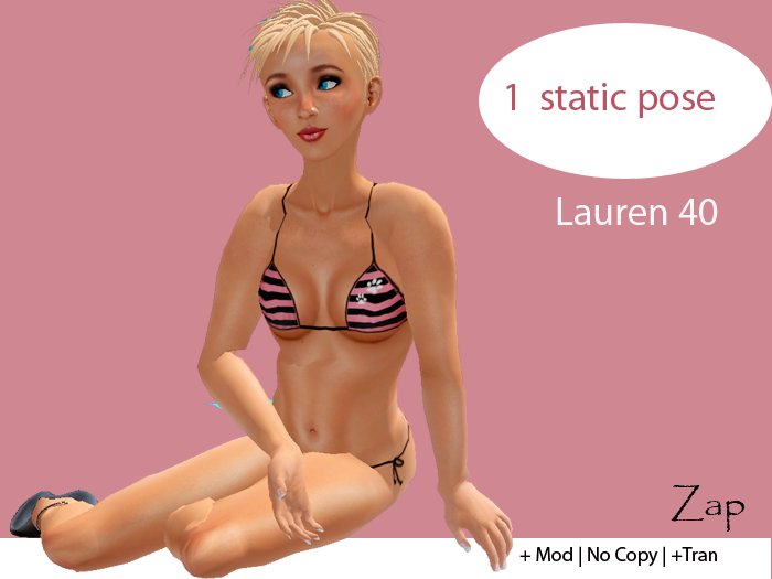 Glamour/Style: Female Model Standing Pose 40