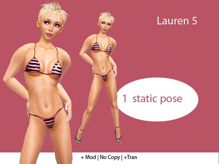 modèle féminin pose