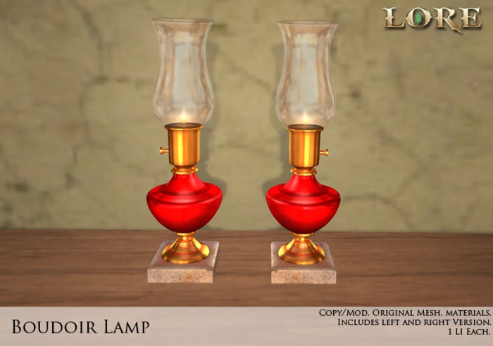 {LORE} Boudoir Lamp (boxed)