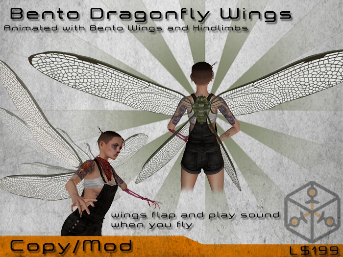 [Vaak] Bento Dragonfly Wings