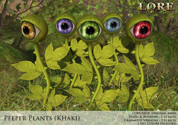 {LORE} Peeper Plants (khaki, boxed)