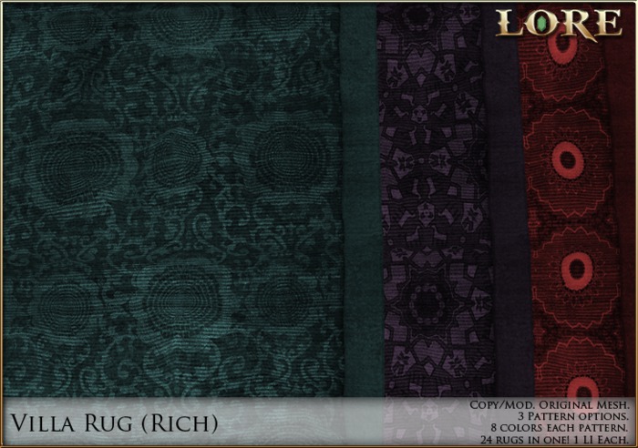 {LORE} Villa Rug (rich)