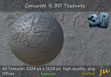 JU Concrete R 3D Textures Full Perm