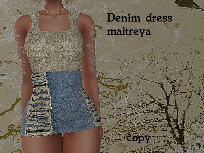 denim dress maitreya