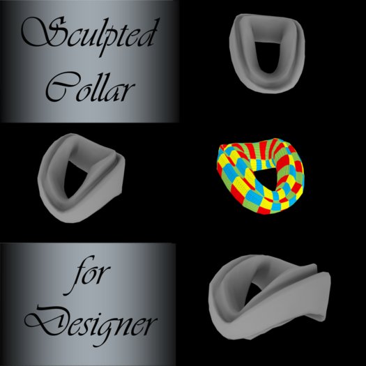 Sculpted Collar - uv-map + shadow-map
