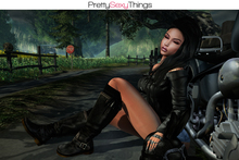 PST Poses - Biker Babe - Ground Rest  ((add to open))