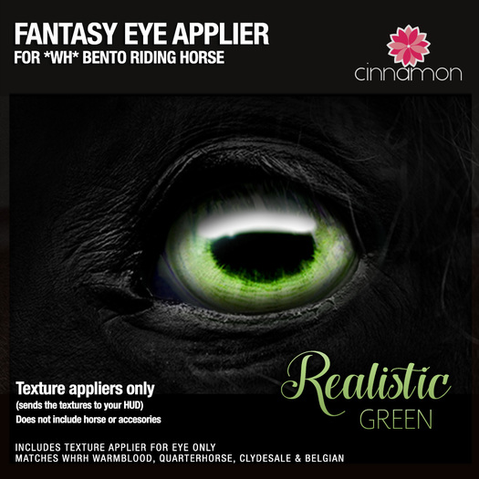 *CINNAMON* Eye applier - Realistic_Green - BOX