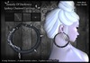 Poster spikey chained earrings