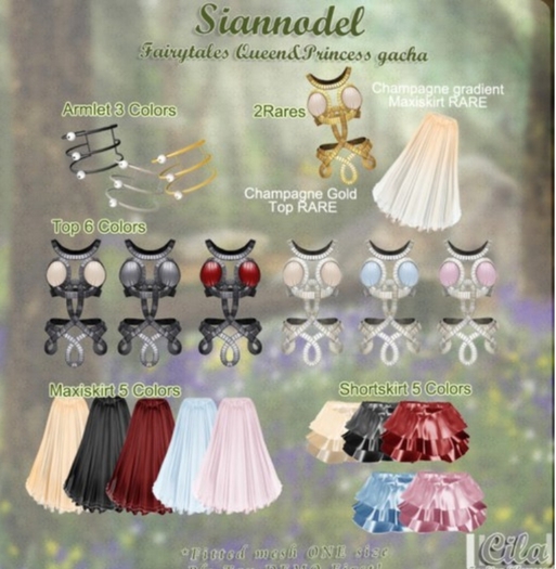 *Cila*Siannodel Set Top Champ RARE