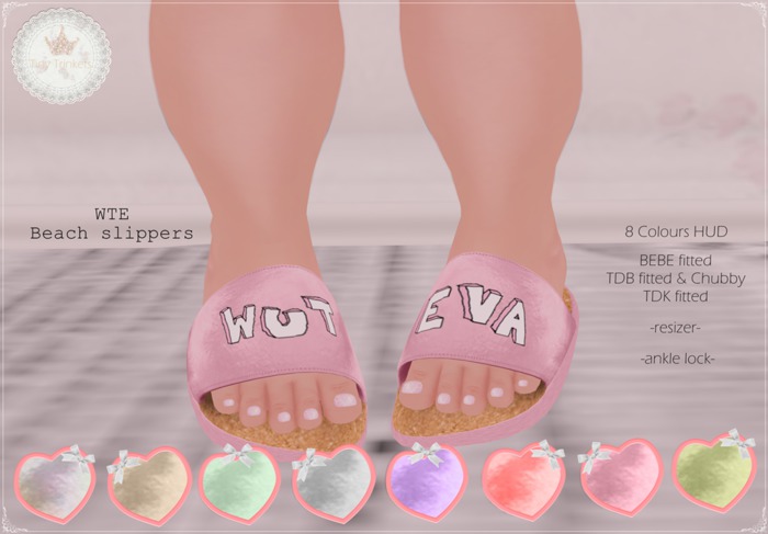 {T.T}WTE Beach slippers HUD Auto-unpacker